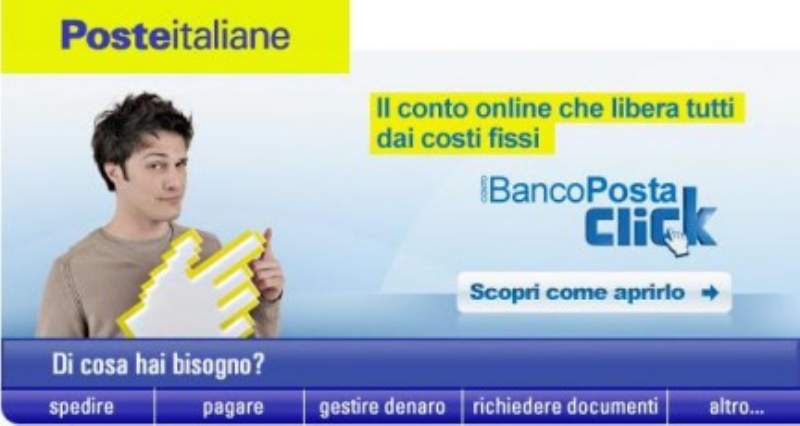 Come funziona il Bancoposta click